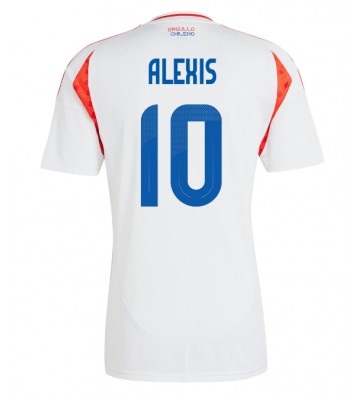 Chile Alexis Sanchez #10 Replika Udebanetrøje Copa America 2024 Kortærmet